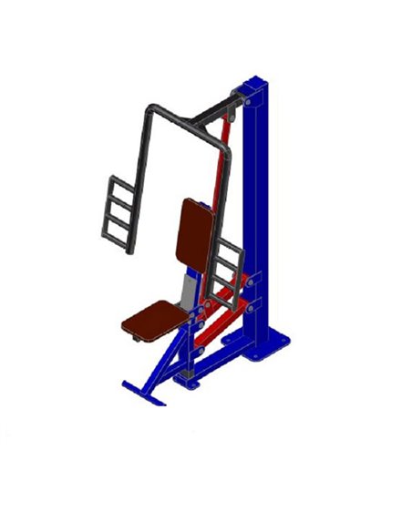 Уличный тренажер жим от груди с регулировкой AVU004
