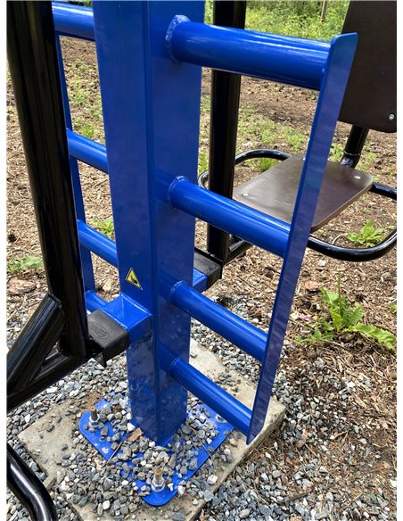 Уличный тренажер жим ногами двойной AVU013 Уличный тренажер жим ногами двойной AVU013