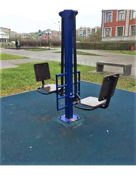 Уличный тренажер жим ногами двойной AVU013 Уличный тренажер жим ногами двойной AVU013