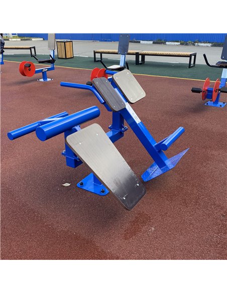 Уличный тренажер гиперэкстензия-пресс AVU025