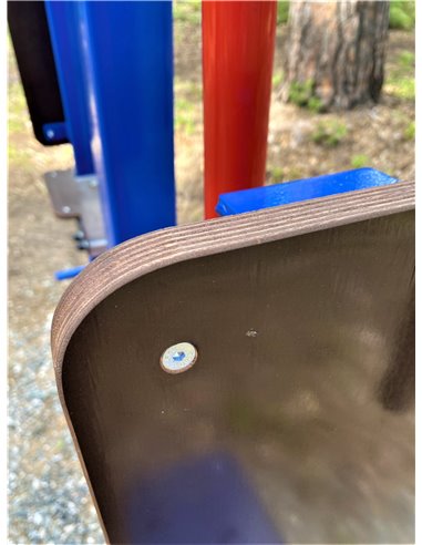 Уличный тренажер верхняя тяга, жим от груди с регулировкой AVU061