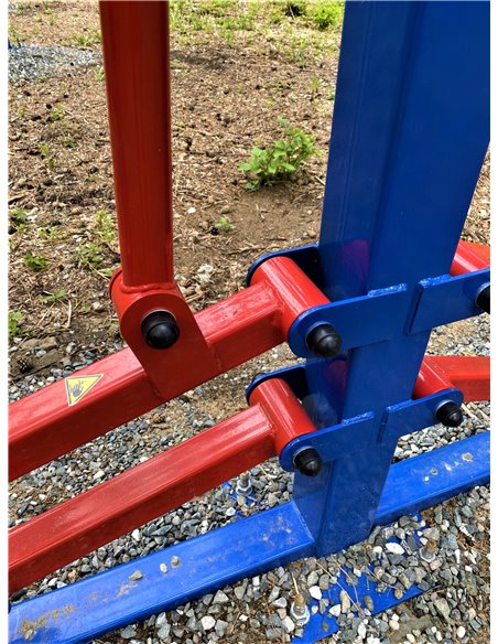 Уличный тренажер верхняя тяга, жим от груди с регулировкой AVU061