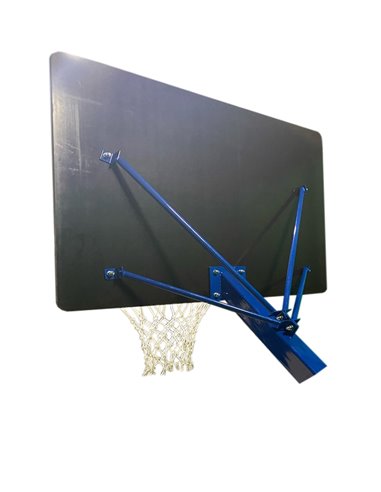 Щит баскетбольный тренировочный 1200х900, фанера 18мм, с кольцом, сеткой AV441/50
