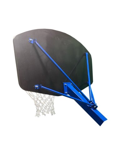 Щит стритбольный 1200х750, фанера 18мм, с кольцом, сеткой AV445/50