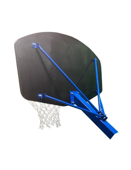 Щит стритбольный 1200х750, фанера 18мм, с кольцом, сеткой AV445/50