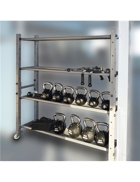 Стойка для хранения слэмболов, гирь, гантель, дисков Кроссфит AV610/80