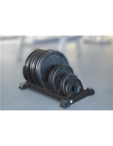 Стойка-органайзер для обрезиненных дисков горизонтальная на 8 шт. AV614/80