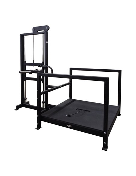 Тренажер для приседаний с отягощением поясом AV320/80