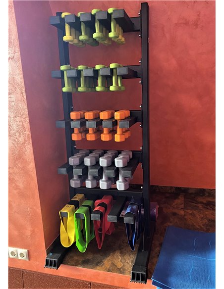 Стойка гантельная на 30 пар AV638/80