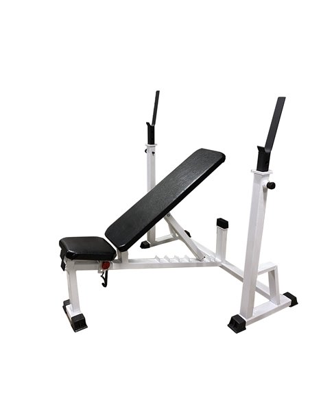 Скамья с изменяемым углом наклона со стойками у спинки AV102/50