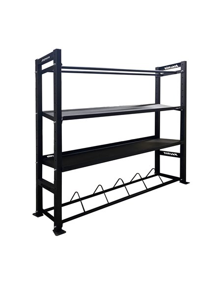 Стеллаж модульный для дисков, гирь, мячей 1800x1900, 4 полки AV652/80