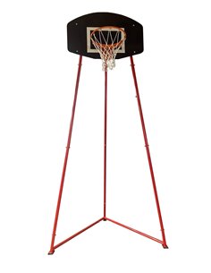 Стойка стритбольная со щитом, кольцом, сеткой, мобильная с противовесом AV458/50