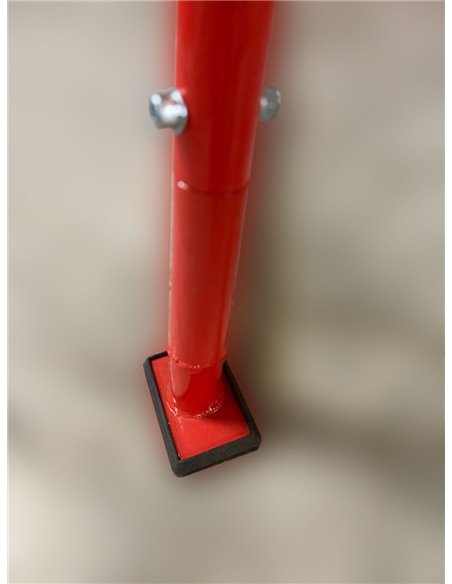 Стойка стритбольная со щитом, кольцом, сеткой, мобильная с противовесом AV458/50