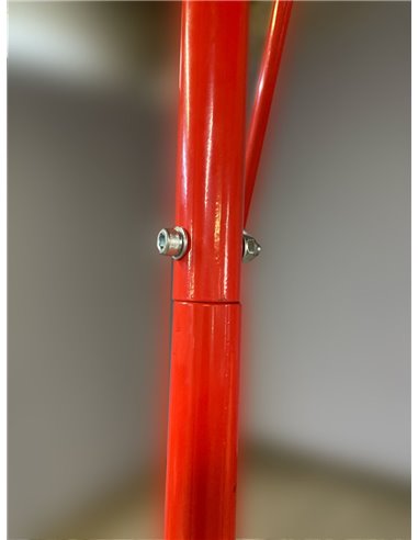 Стойка стритбольная со щитом, кольцом, сеткой, мобильная с противовесом AV458/50