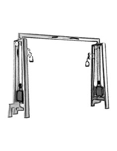 Кроссовер регулируемый 2х70 кг AV206/100