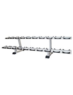 Подставка гантельная 2-х ярусная на 10 пар AV601/80