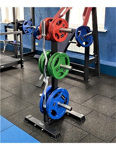 Подставка для олимпийских грифов и дисков AV608/80