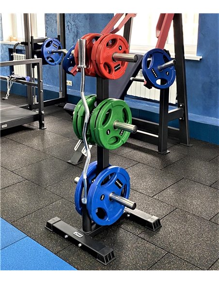 Подставка для олимпийских грифов и дисков AV608/80