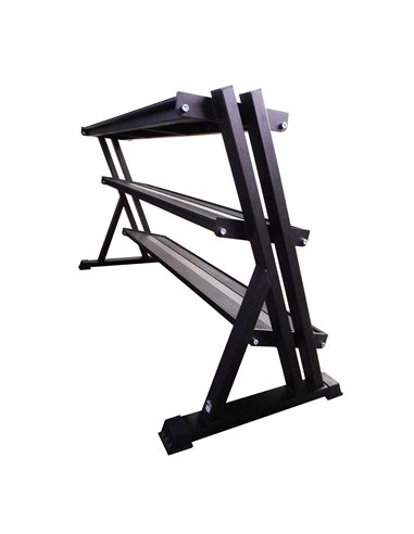 Подставка для гексагональных гантелей 3-х ярусная на 15 пар AV631/80