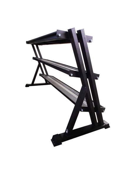 Подставка для гексагональных гантелей 3-х ярусная на 15 пар AV631/80