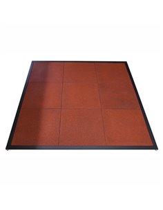 Помост для занятий гиревым спортом 1500х1500х20, резина AV897/80