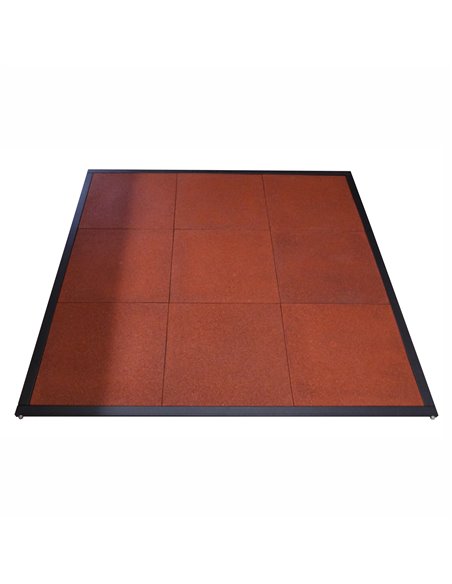 Помост для занятий гиревым спортом 1500х1500х20, резина AV897/80