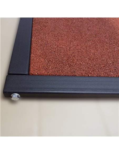 Помост для занятий гиревым спортом 1500х1500х20, резина AV897/80