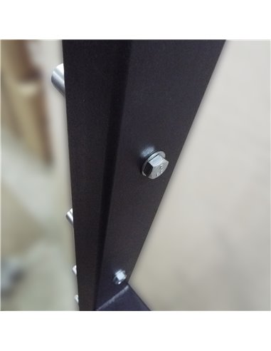 Подставка для фиксированных штанг на 10 штук AV641/80