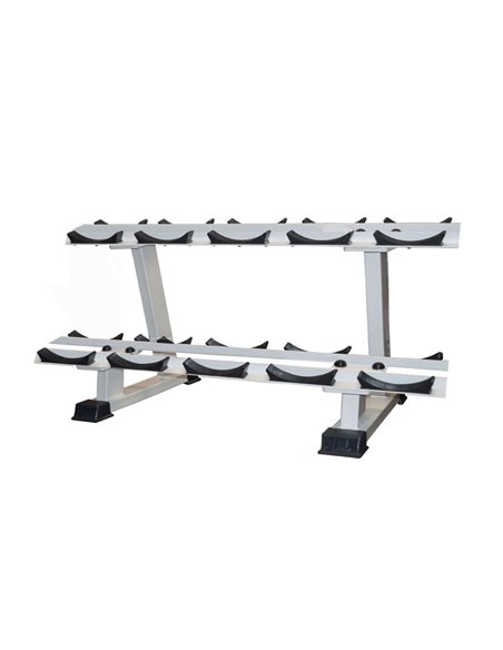 Подставка гантельная 2-х ярусная на 5 пар AV656/80