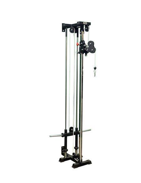 Блочная стойка с регулируемым двойным блоком, свободный вес, пристенная AV323/80