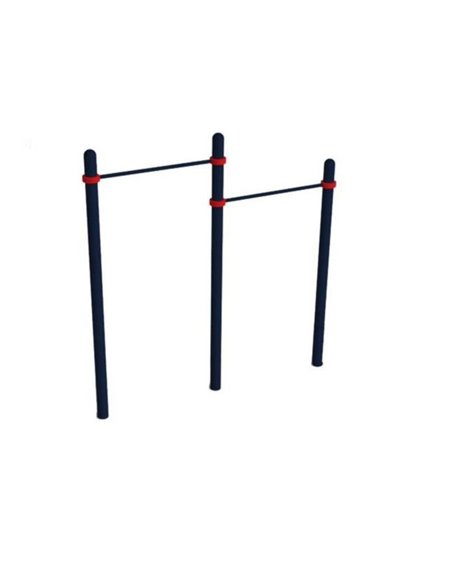 Воркаут каскад высоких турников двойной Д-108 AVW004 