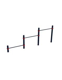 Воркаут каскад низких турников тройной Д-108 AVW007