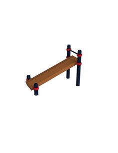 Воркаут скамья для пресса наклонная Д-108 AVW011