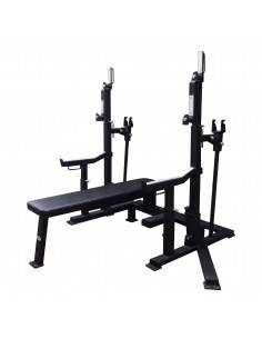 Стойка для пауэрлифтинга с жимовой скамьей AV131/80