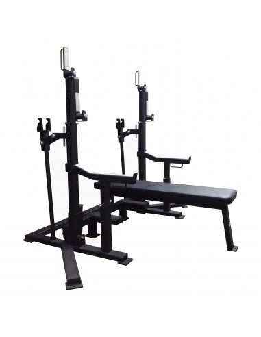 Стойка для пауэрлифтинга с жимовой скамьей...