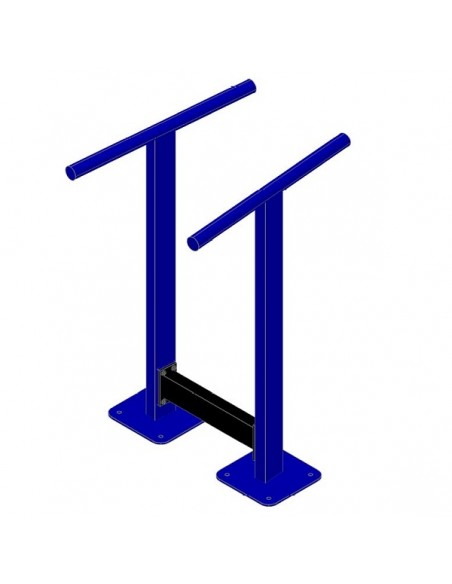 Уличный тренажер брусья Y-образные AVU022