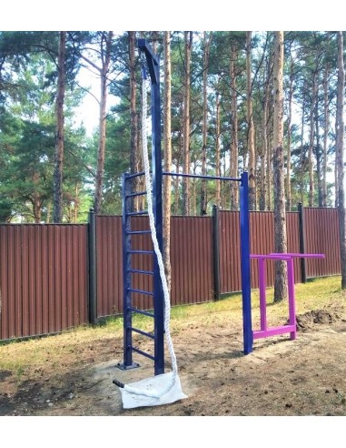 Уличный тренажерный комплекс перекладина,...