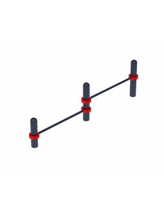 Воркаут каскад низких турников двойной Д-108 AVW006