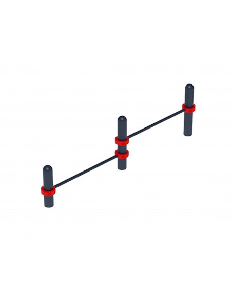 Воркаут каскад низких турников двойной Д-108 AVW006