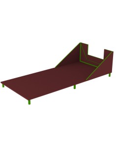 Уличный элемент полосы препятствий - одиночный окоп...