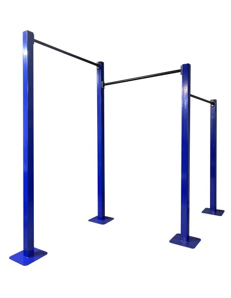 Уличный тренажер турник трехуровневый AVU034