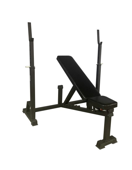 Скамья с изменяемым углом наклона со стойками у спинки AV102/50