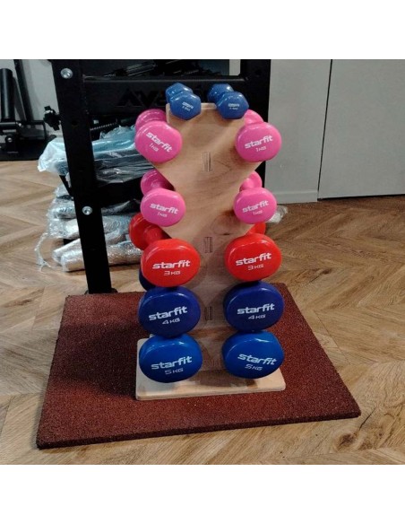 Стойка для аэробных гантелей 5 пар AV658/80