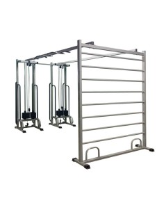 Блочная рама двойная со шведской стенкой МТБ-5 2х60 кг...