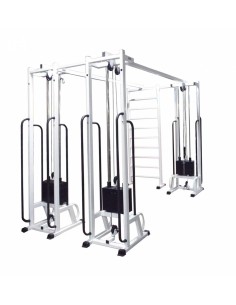 Блочная рама тройная со шведской стенкой МТБ-6 3х90 кг...