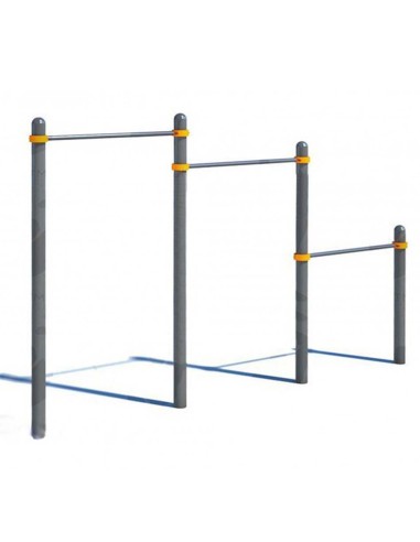 Воркаут каскад высоких турников тройной Д-108...