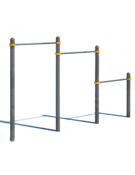 Воркаут каскад высоких турников тройной Д-108 AVW005